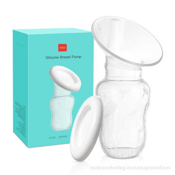 Light Silicone Manual Breast Pump Breast Milk Collector